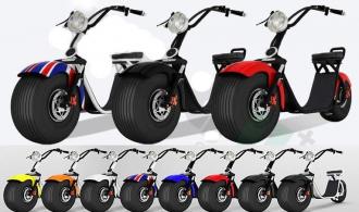 Elektrický HARLEY 82 Model:"X1" change battery 50km/h 200km