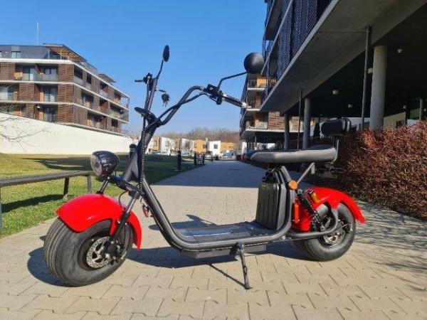 Elektrický Chopper® 45km/h 1500W Model: "SE-03"(CP-1_3_A_Red)