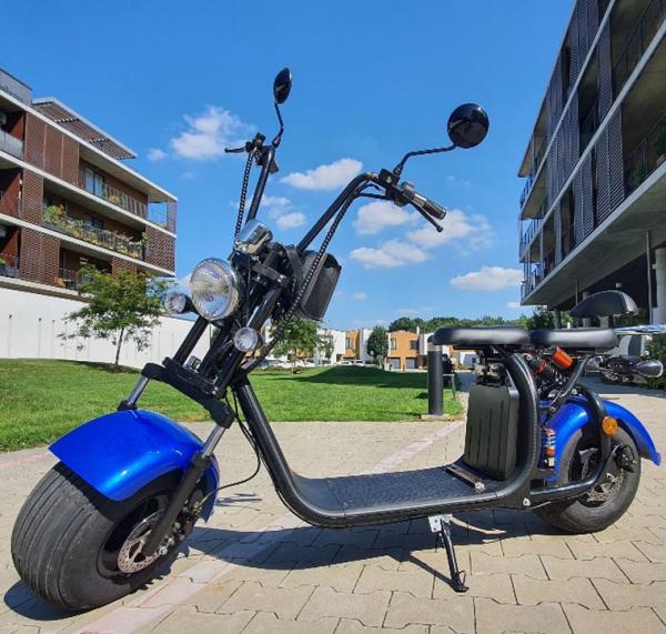 Elektrický Chopper® Blue 35km/h Model: "C07A"