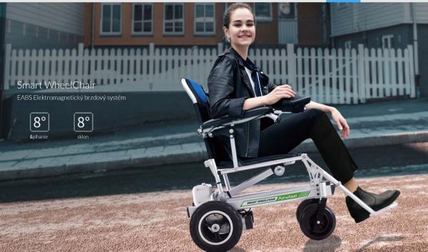 Elektrický invalidný vozík Airwheel H3PS Diaľkovo ovládaný až na 20m 19,5 kg