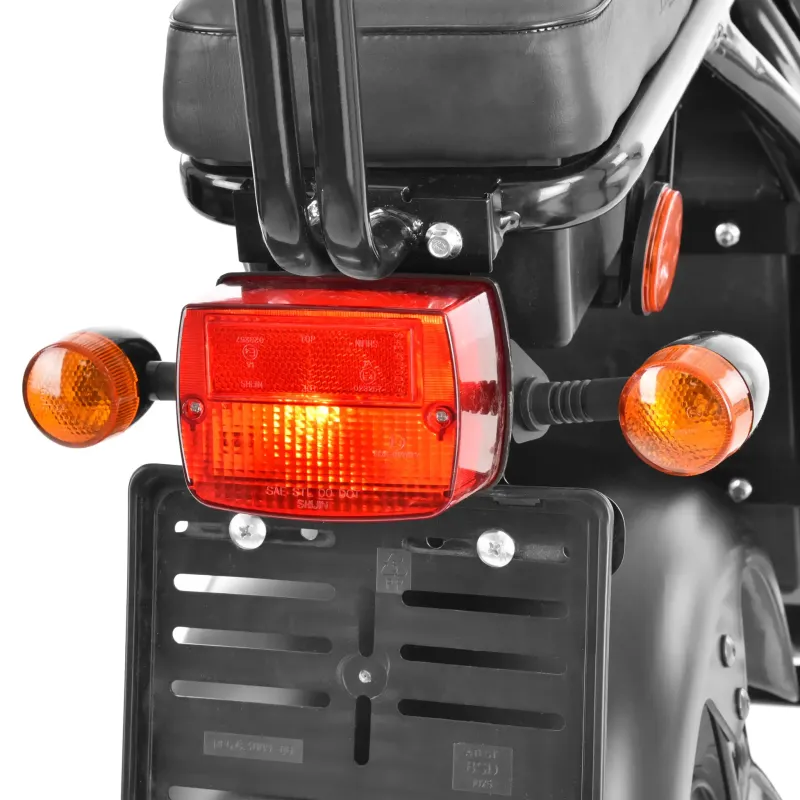 Elektrický Chopper® 45km/h 1500W Model: COCIS ZERO BLACK CP-1_1_A