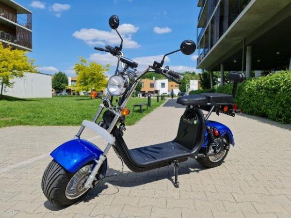 Elektrický Chopper® 45km/h 1500W Model: "CP-1"_2_B_Blue