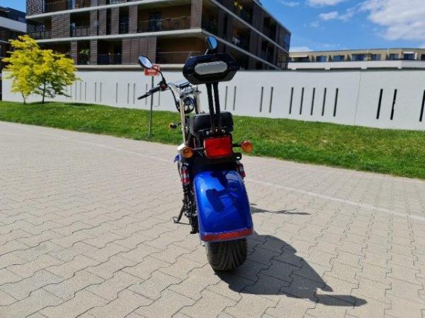 Elektrický Chopper® 45km/h 1500W Model: "CP-1"_2_B_Blue